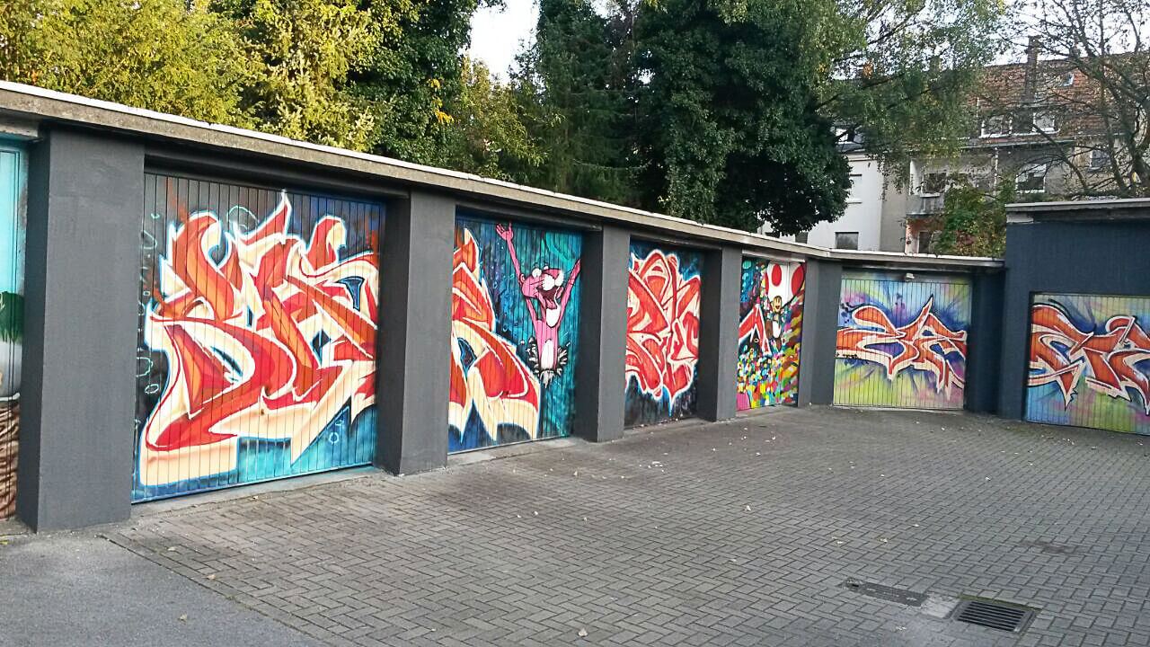 Garagentore Graffiti Gelsenkirchen Was Potul Vamos Pink Panther Toad