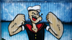 Popeye Graffiti Garage Gelsenkirchen