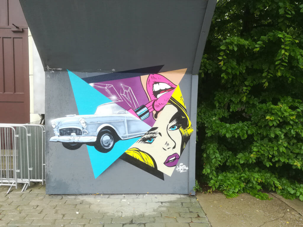 Cadillac Graffiti PopArt Movie Park Bottrop