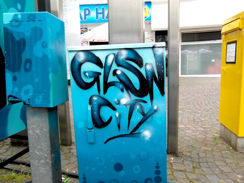 Gelsenkirchen bunter machen Graffiti WAS?