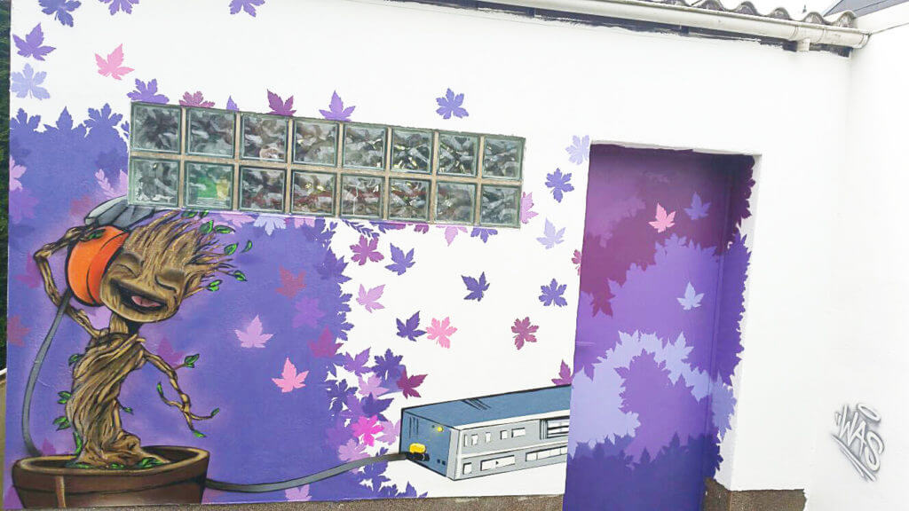 Groot Guardians of the Galaxy Graffiti