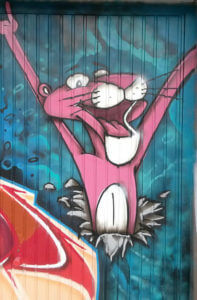 Pink Panther Graffiti Gelsenkirchen Was