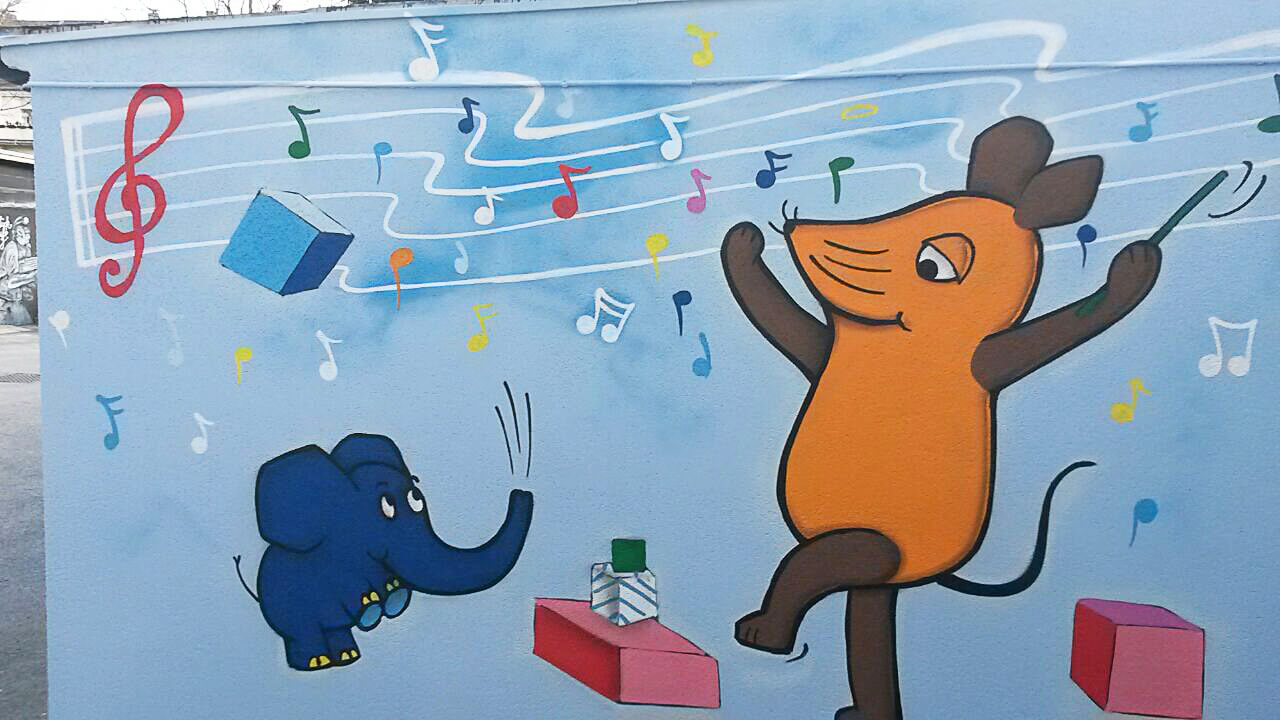 Sendung mit der Maus Elefant Graffiti Gelsenkirchen