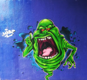 Slimer Graffiti Ghostbuster Essen A40
