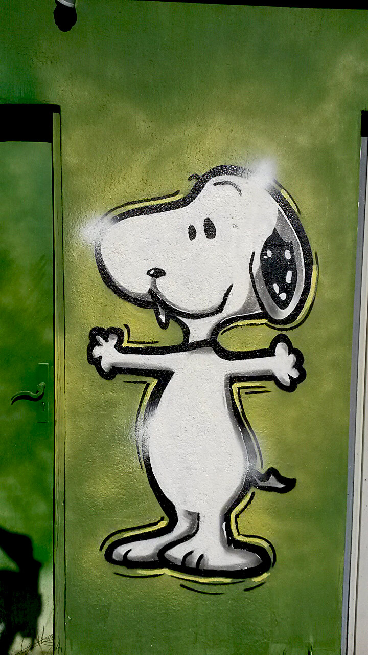 Snoopy Graffiti Gelsenkirchen Wannerstrasse