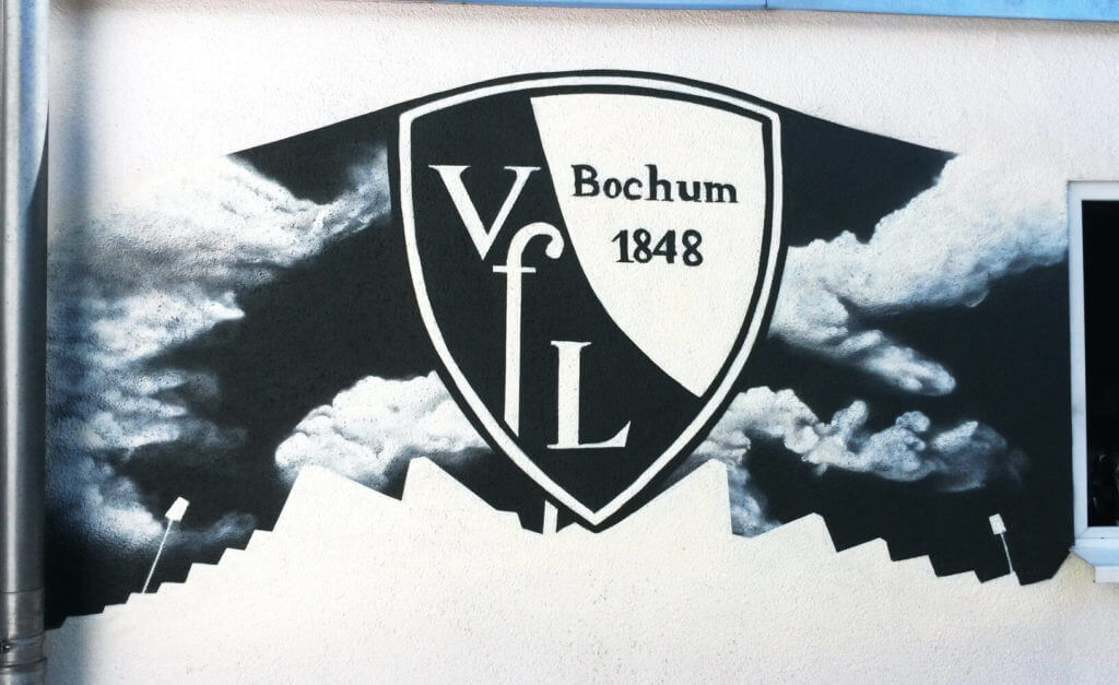 VFL-Bochum Graffiti Gartenhaus