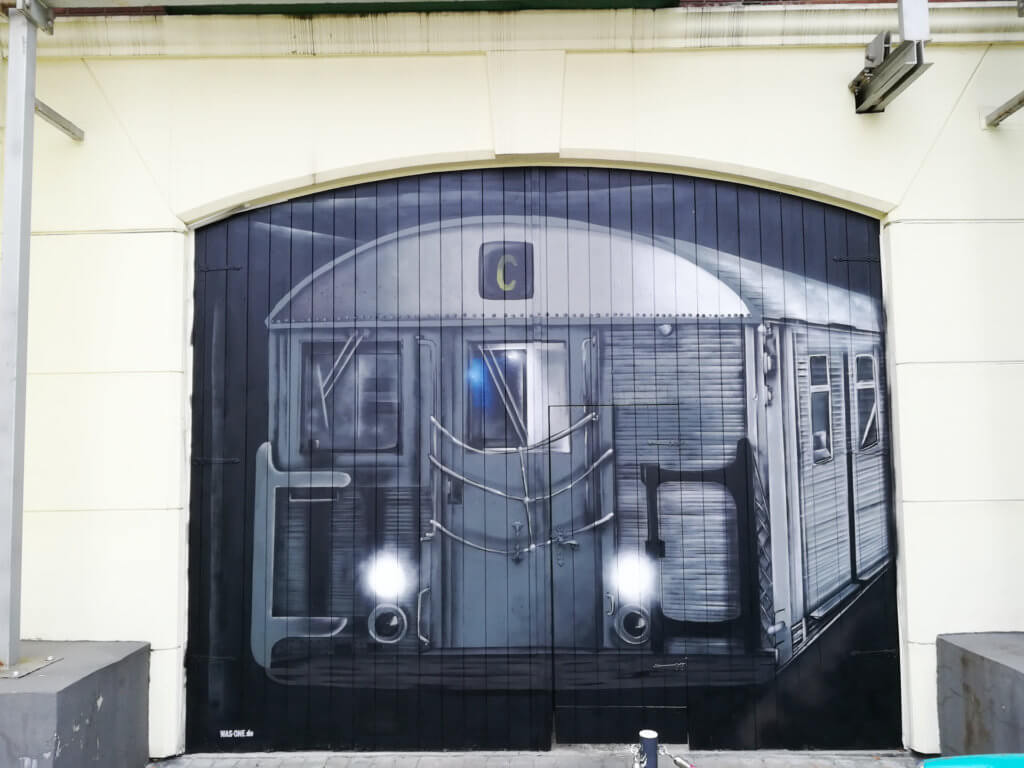 Zug Train NewYork Graffiti Moviepark Bottrop